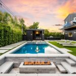 outdoor fire pit installation