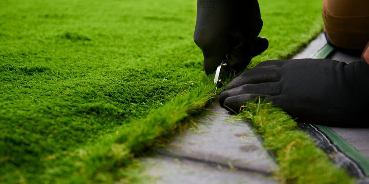 Artificial turf installation Artificial turf installation